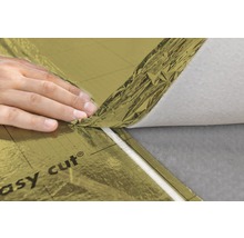 Parkett- und Laminatunterlage SELITFLEX® 1,6 mm AquaStop 18 m² mit Überlappung und Klebestreifen