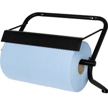 Papierrollenhalter schwarz Stahl für max. 40 cm Rolle