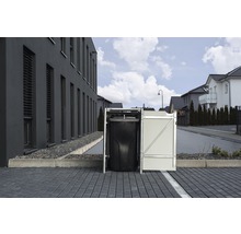 Mülltonnenbox HIDE Kunststoff 69,7x80,7x115,2 cm grau-thumb-3