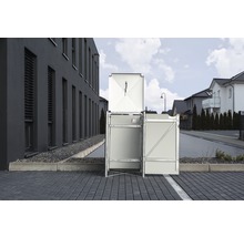 Mülltonnenbox HIDE Kunststoff 69,7x80,7x115,2 cm grau-thumb-4