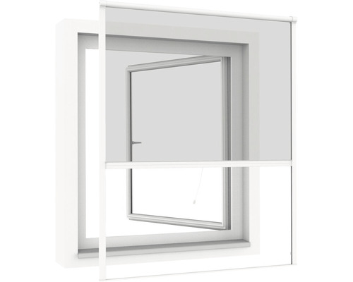 Fenster mit Insektenschutzrollo