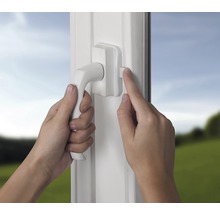 Bedienung eines Fenstergriffs zum Öffnen und Schließen eines Fensters