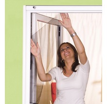 Fliegengitter home protect für Fenster mit Sonnenschutz ohne Bohren 130x150 cm-thumb-2