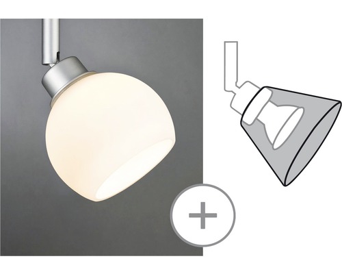 Deckenleuchte mit rundem Lampenschirm und austauschbarem Leuchtmittel