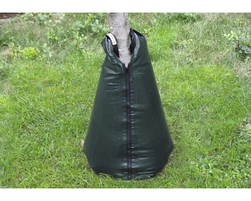 Baumwassersack mit Reißverschluss zur Bewässerung von Bäumen im Garten