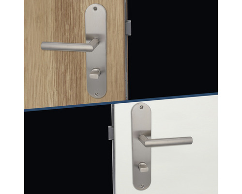 Türbeschlag-Set mit Drückergarnitur für Innentüren