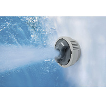 Wasserdüse eines Whirlpools im Betrieb