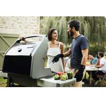 Weber Gasgrill Spirit II E-310 GBS grau silber, 3 Edelstahlbrenner, Grillbereich 60 x 46 cm iGrill 3-Kompatibilität, kompatibel mit GBS-Grillrosteinsätze