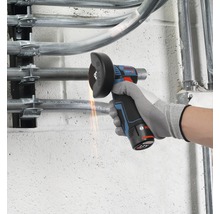 Akku-Winkelschleifer GWS 12V-76 Professional inkl. 1 x Hartmetall-Trennscheibe, 2 x Inox-Trennscheibe und L-BOXX 102, ohne Akku und Ladegerät