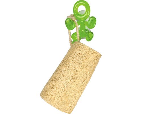 Luffa-Badeschwamm mit Saugnapfhalterung