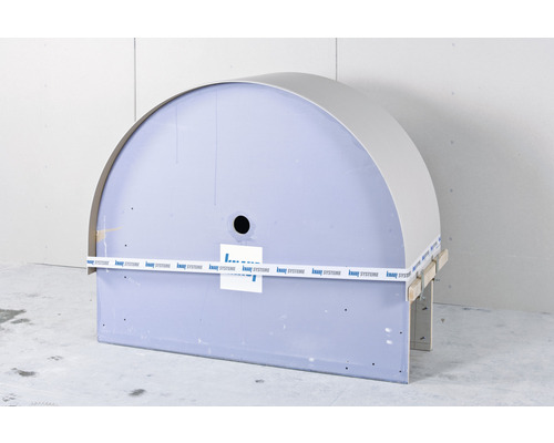 Halbkreis aus Gipskartonplatten mit Knauf Systemen Band