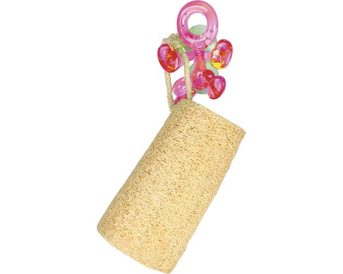 Nagertunnel aus Luffa mit Aufhängung