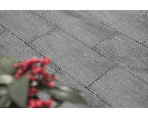 Beton Terrassenplatte iStone Lignum Fino graphit 60 x 30 x 4 cm