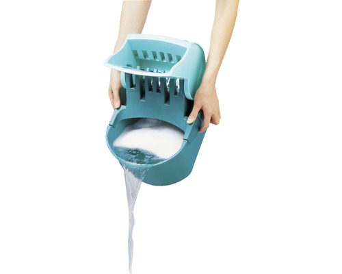 Eimer mit Ausguss und Auswringvorrichtung