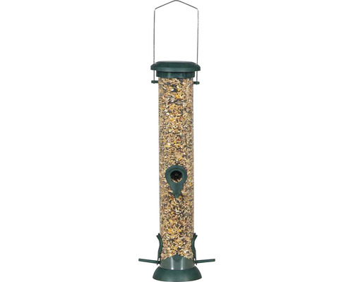 Vogelfutterspender mit Füllung