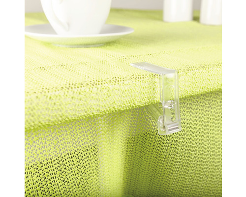 Tischtuchklammern Tischdecken Klammer Kunststoff transparent 4er Set  DIYexpert®