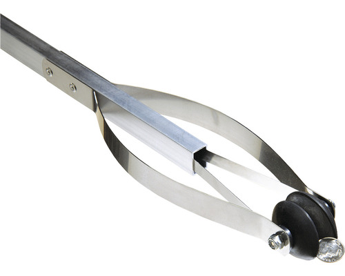 Greifwerkzeug aus Metall mit Rollen