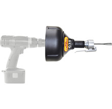 Abflussspirale mit Bohrmaschinenanschluss zur Rohrreinigung