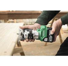 Akku-Kantenfräse HiKOKI 18V M1808DAWPZ Brushless, inkl. 2 Akkus (5.0Ah) und Ladegerät