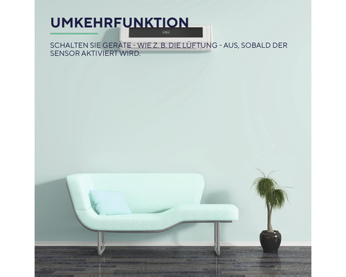 Szene mit Umkehrfunktion zur Steuerung von Geräten wie Lüftungsanlagen.