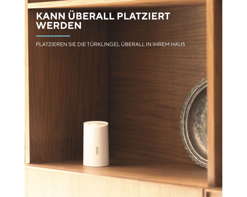 Drahtlose Türklingel im Regal