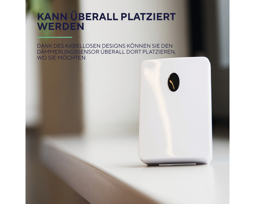 Kabelloser Dämmerungssensor zur flexiblen Platzierung