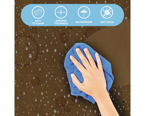 Reinigung einer wasserdichten und schmutzabweisenden Oberfläche