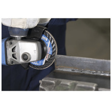 Schleifmopteller Fächerscheibe PFERD SG POWER TRIM STEELOX Stahl/Inox Ø 125x22,23 mm Korn 40