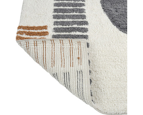 Teppich mit geometrischem Muster, Baumwolle