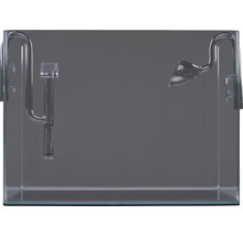 Aquarium mit Glaswaren für Wasserzulauf und -ablauf