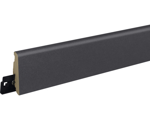Sockelleiste mit Clip zur Befestigung