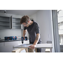 Akku-Bohrschrauber Bosch Professional GSB 18V-45, inkl. 2x Akku (2.0Ah), Ladegerät und L-Case