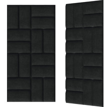 Wandkissen Kingston dunkelgrau Gewebte-Optik 15 x 30 cm