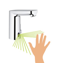 Berührungslose Armatur mit Sensor und Hand