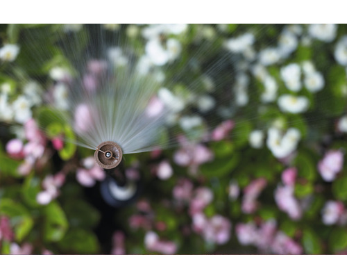Bewässerungsregner im Einsatz zur Gartenbewässerung