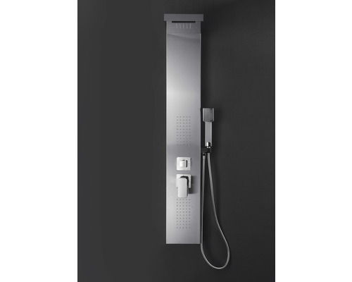Duschpaneel mit Handbrause aus Edelstahl