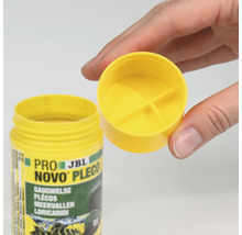 JBL Novo Pleco Futtertabletten für Saugwelse Dose mit geöffnetem Deckel