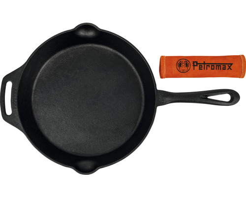 Gusseisenpfanne mit Griffschoner