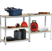 Schwerlast Steckregal EASYmaxx verzinkt 1800x900x400 mm 5 Böden Tragkraft 875 kg-thumb-6