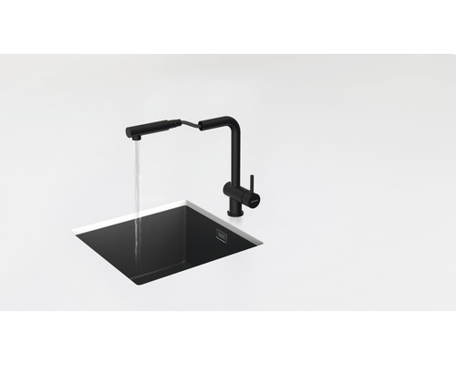 Spültischarmatur mit Wasserhahn über Spüle