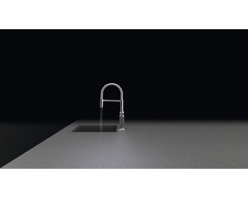 Küchenarmatur mit Wasserhahn über Spüle