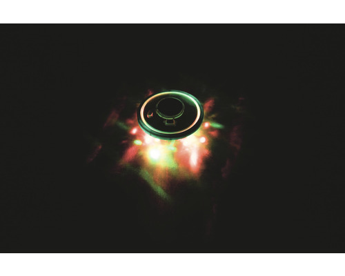 Runder LED-Deckenstrahler mit Lichteffekten