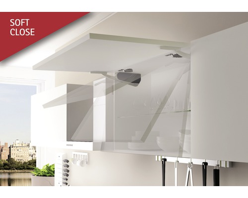 Küchenschrank mit Soft-Close-Funktion in einer modernen Küche