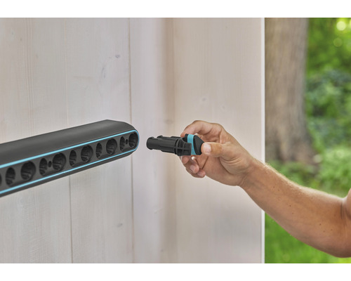 Gartenschlauchhalter zur Wandmontage mit Verbindungsstück