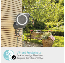 Wandschlauchbox GARDENA RollUp M inkl. 20 m Schlauch, 180° HORNBACH