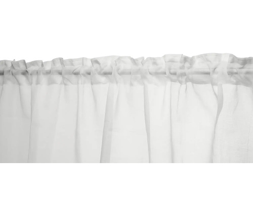 Gardine mit Kräuselbandaufhängung