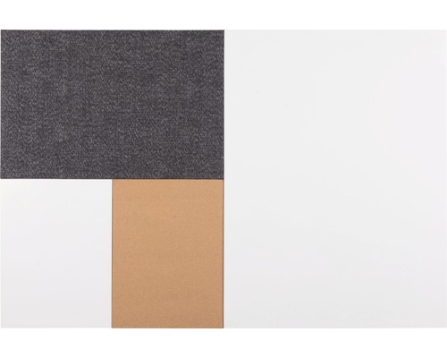 Materialmuster mit Textil, Papier und Kunststoff