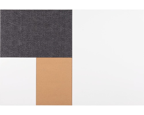 Muster von Teppich, hellem Holz und Papier