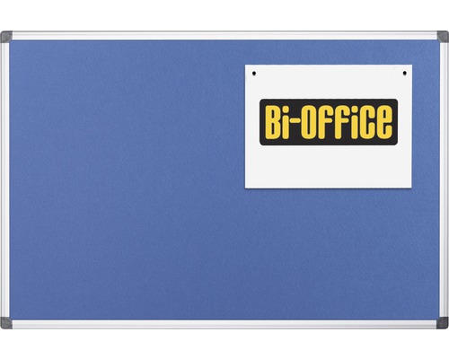 Pinnwand mit Aluminiumrahmen und Bi-Office Logo