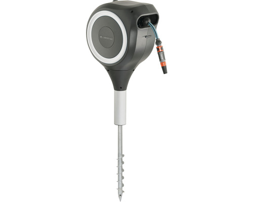 Gardena Schlauchbox mit Erdspieß zur Gartenbewässerung